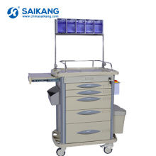 SKR-AT311 ABS Instrumento quirúrgico Hospital Crash Mobile Medical Trolley Cart